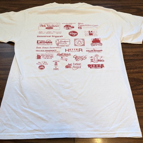 BALTIMORE OHIO FESTIVAL 5K White Graphic Tee MED. - Picture 5 of 5